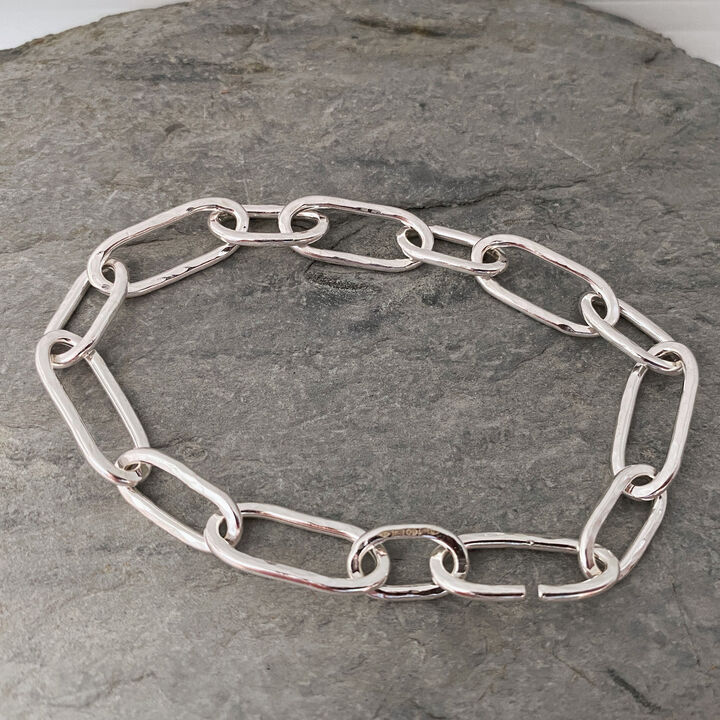 Chunky silver bracelet 2