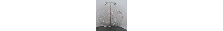 Dangle hoop earrings 2