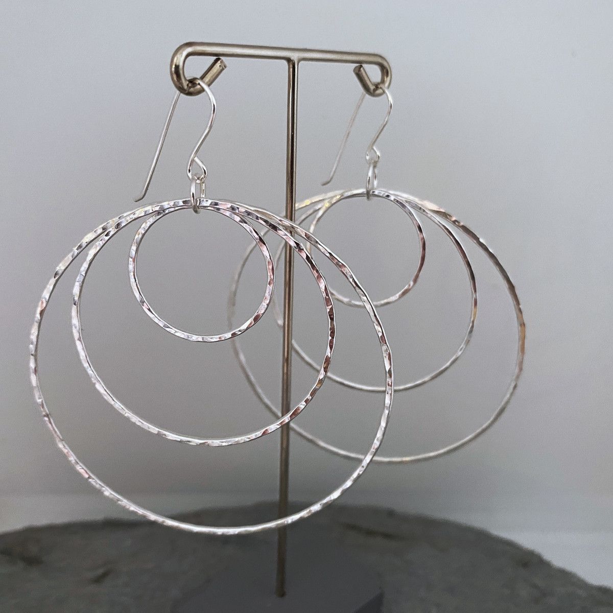 Dangle hoop earrings 2