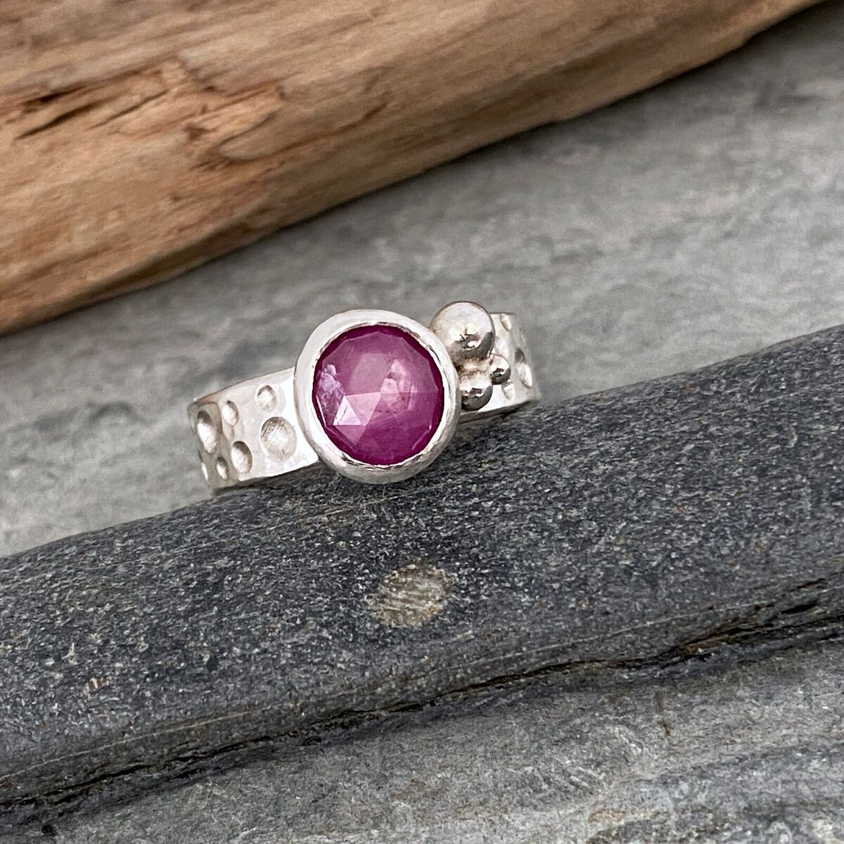 Pink Ruby ring 2