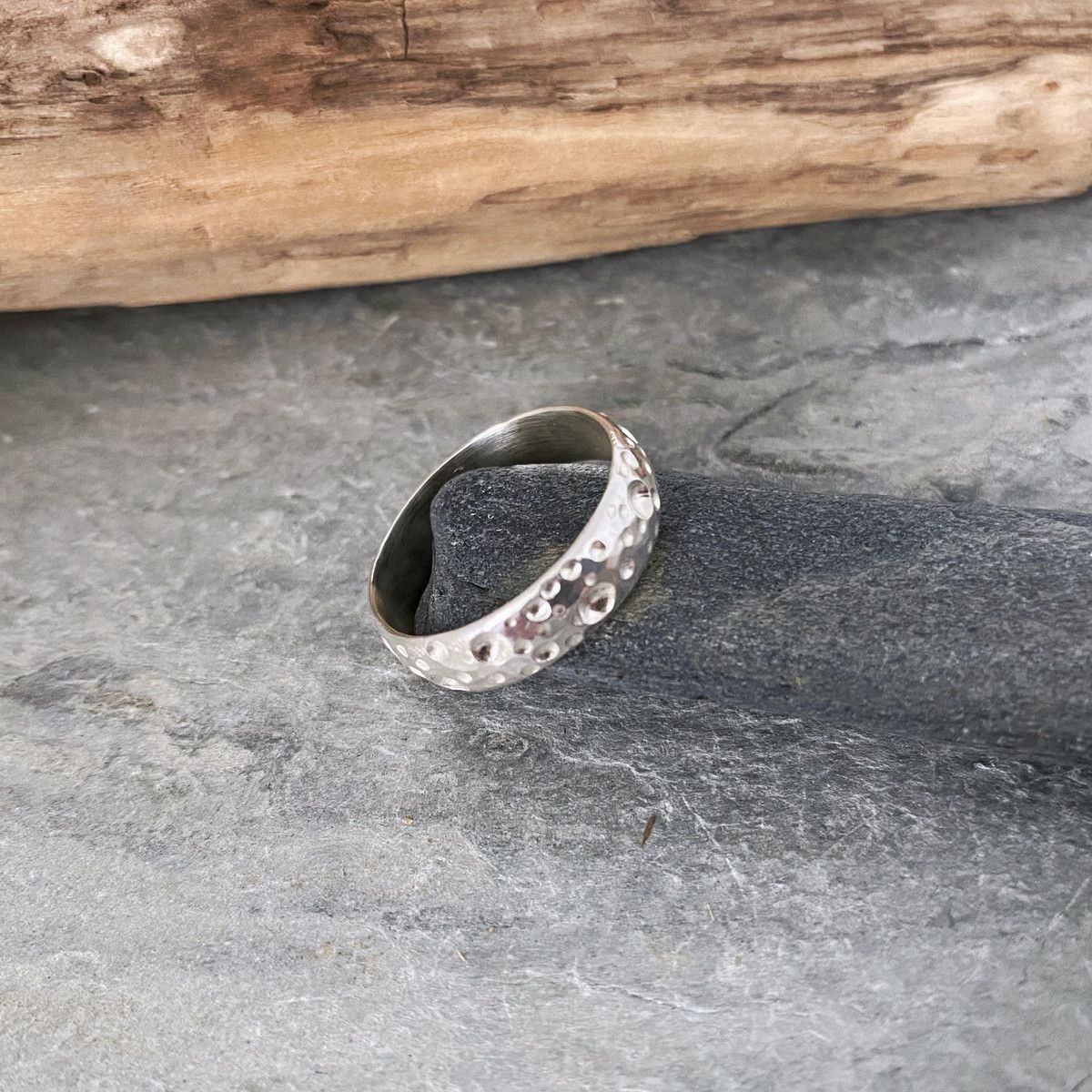 Silver ring band 4 Silver ring band 4