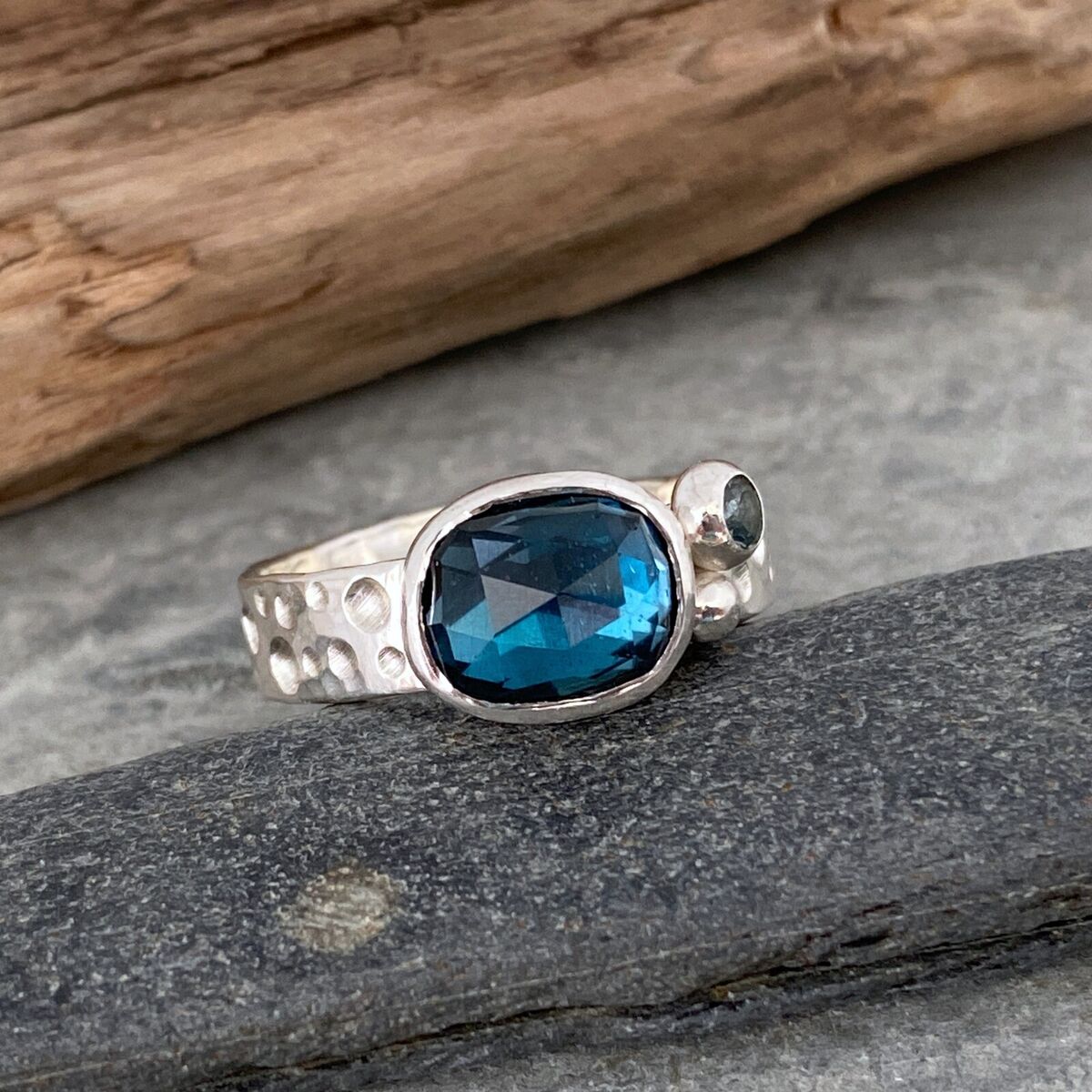 Blue Topaz ring 3