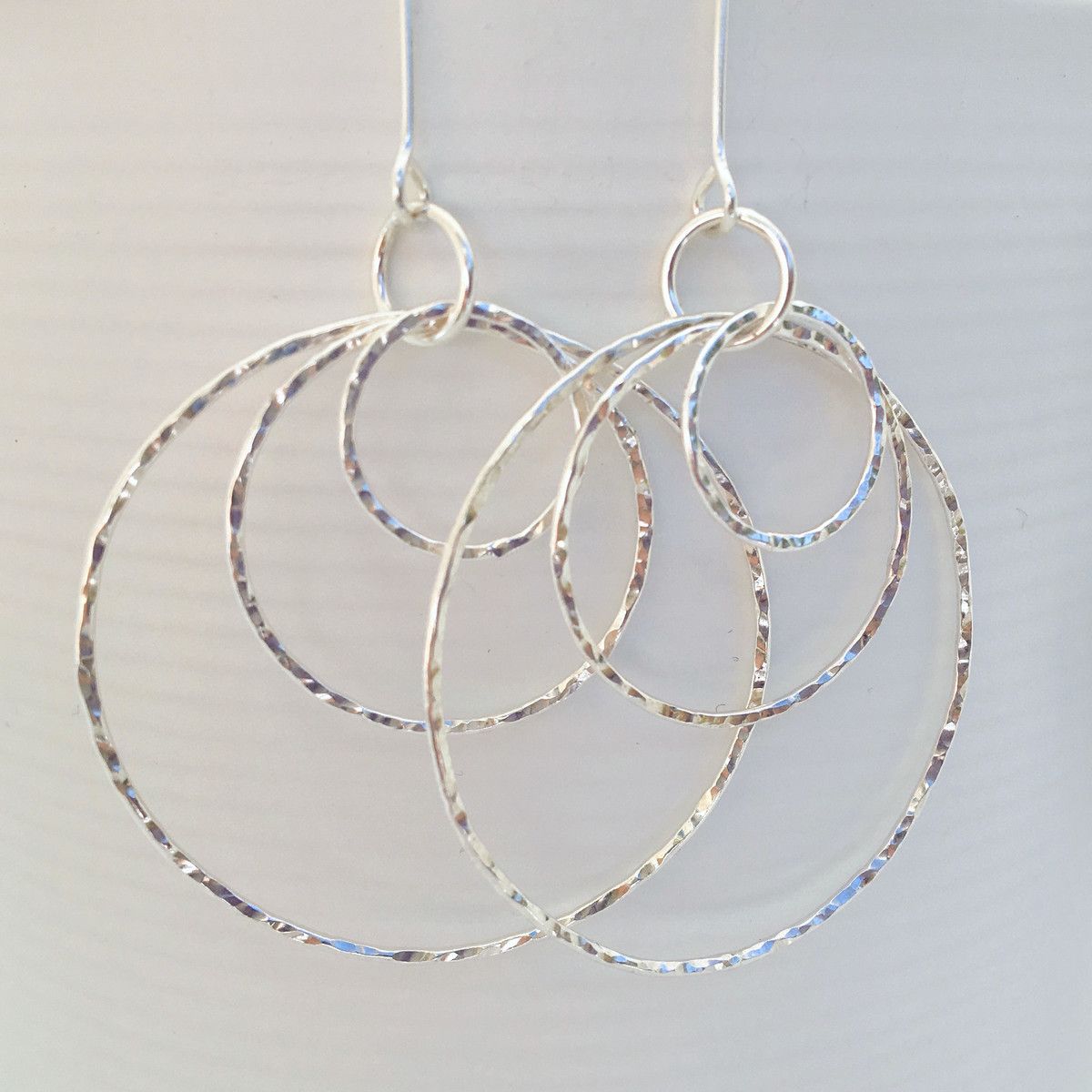 Dangle hoop earrings 4