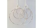 Dangle hoop earrings 4