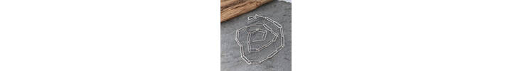Paper clip necklace