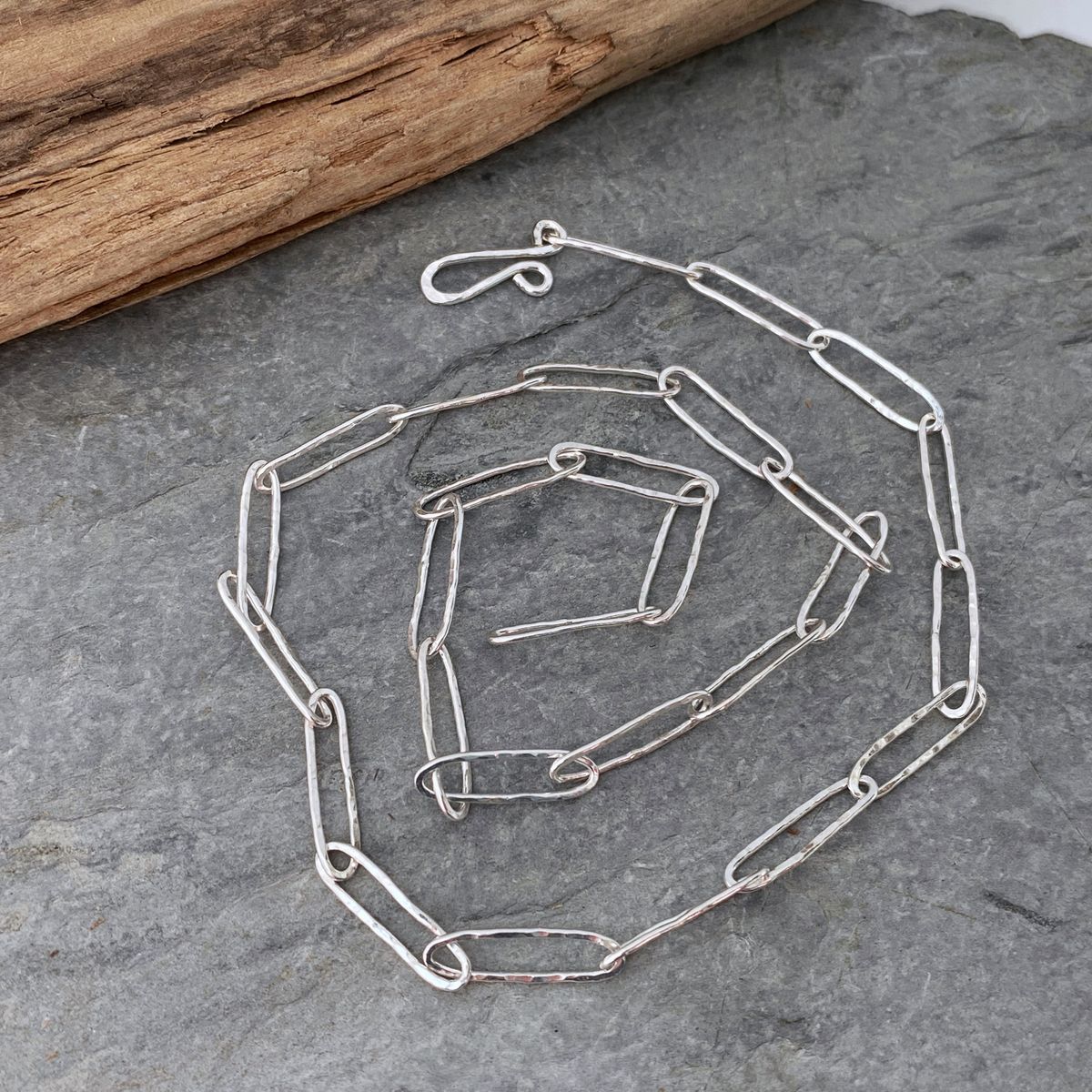 Paper clip necklace