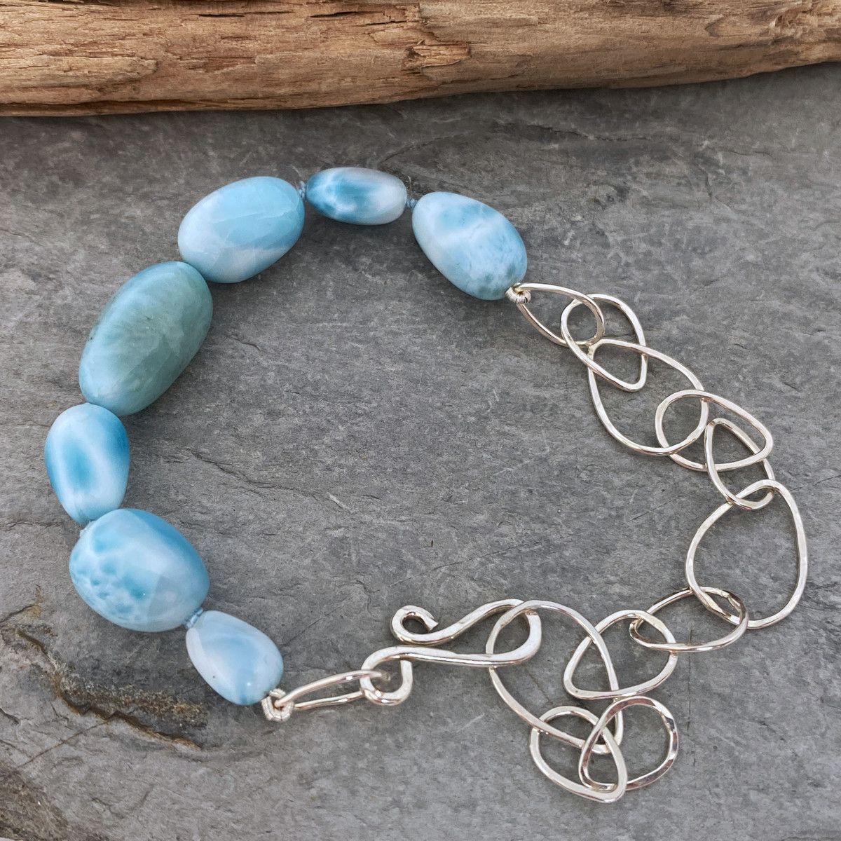 Larimar bracelet 2