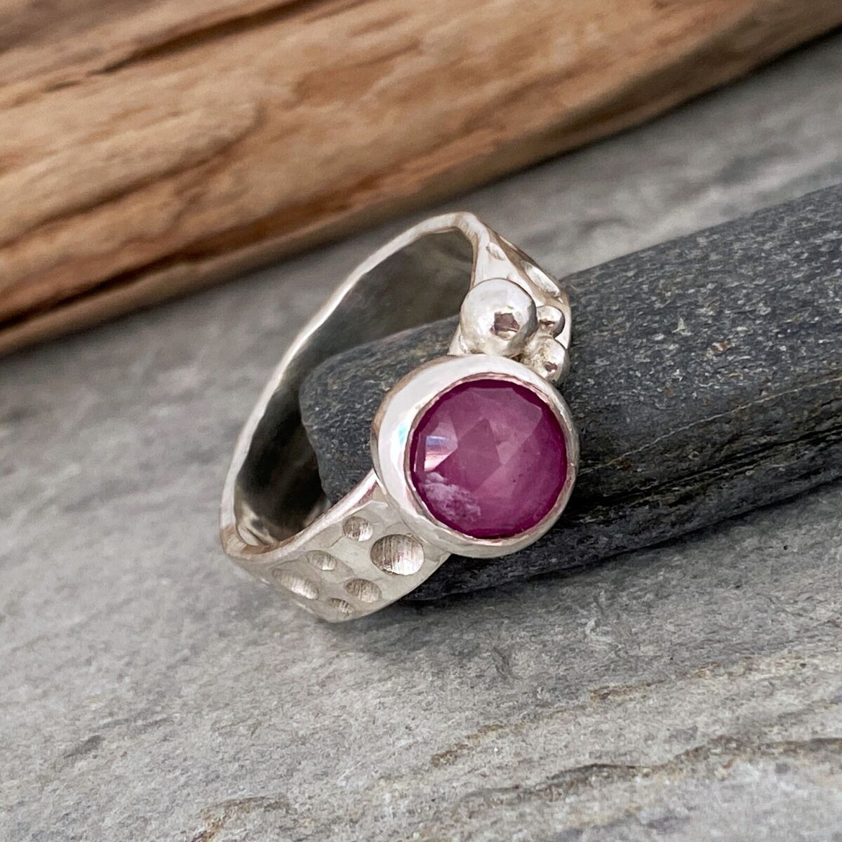 Pink Ruby ring