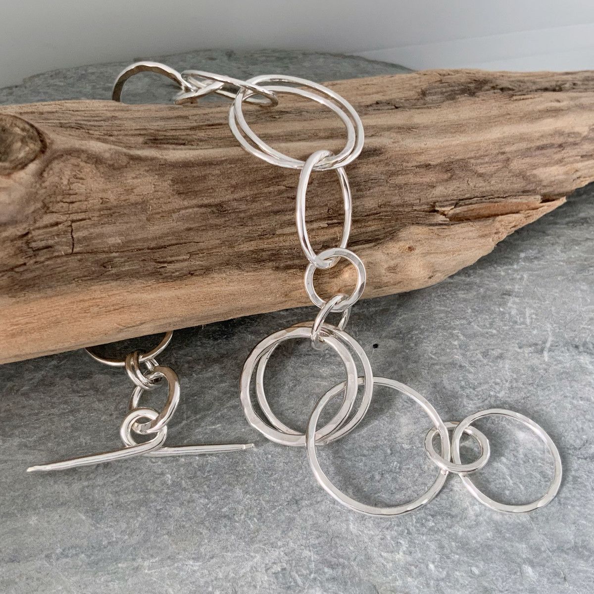 Handmade silver chain bracelet 2 Handmade silver chain bracelet 2