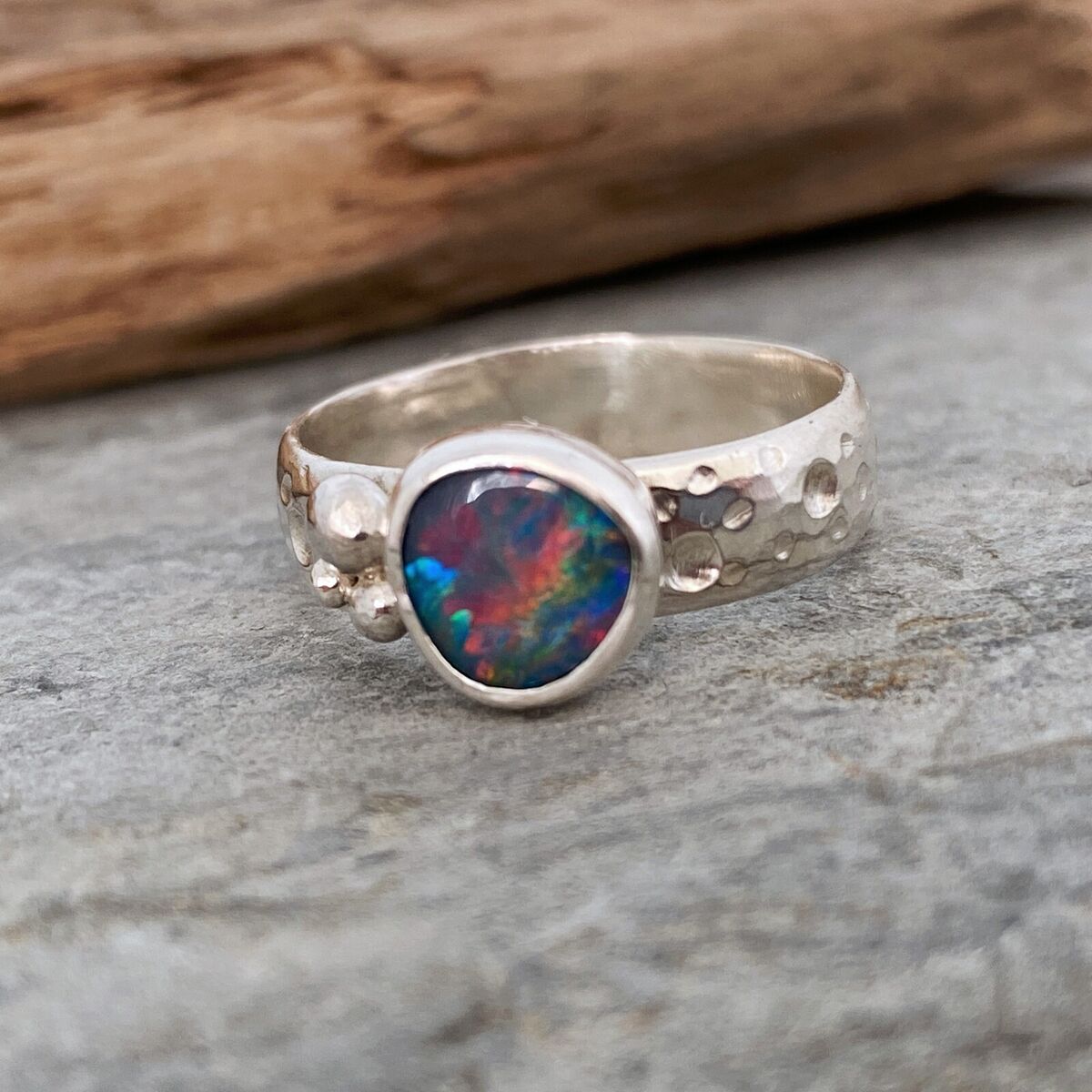 Bubbles Opal ring 3