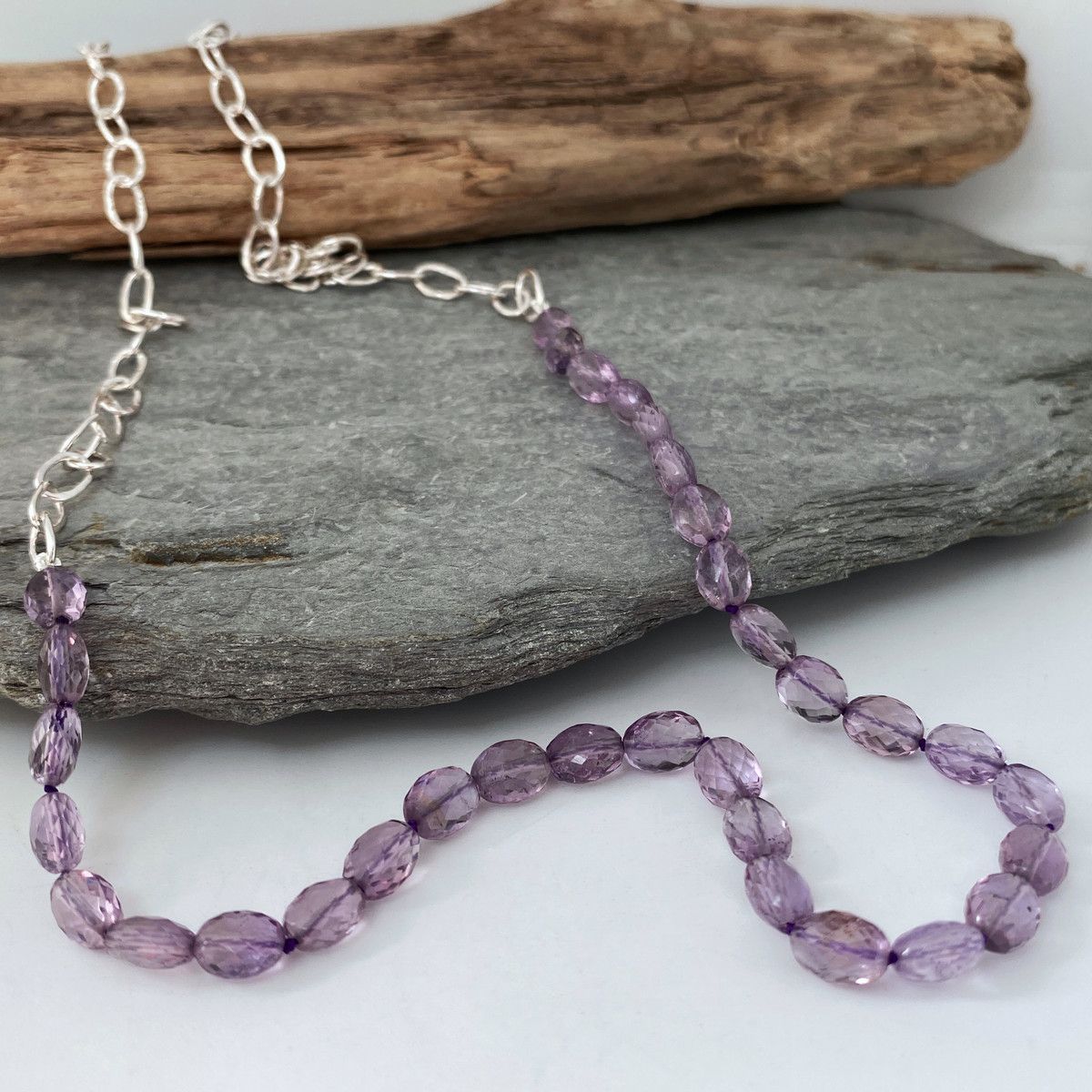 Lilac amethyst necklace 3