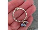 Purple pearl necklace  4
