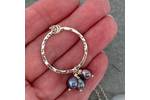 Purple pearl necklace 4