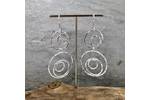 Dangly silver earrings