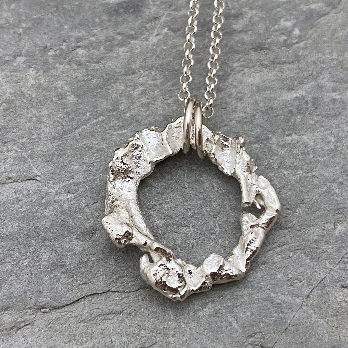 Recycled silver necklace 3 Recycled silver necklace 3