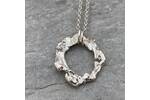 Recycled silver necklace 3