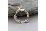 Recycled silver pendant 3