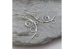 Dangly sapphire earrings 2