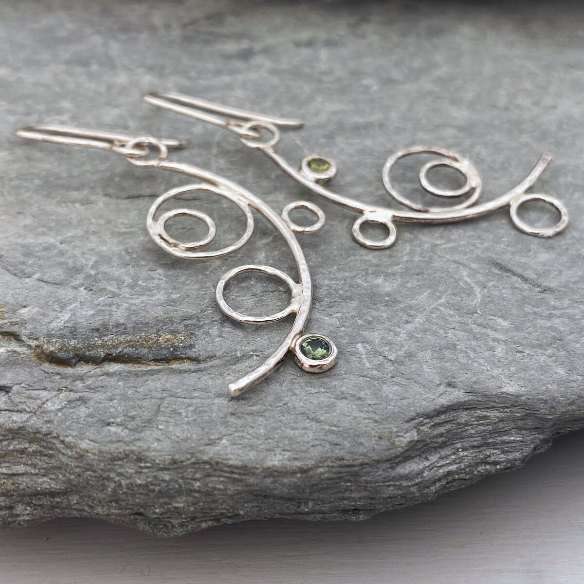 Dangly sapphire earrings Dangly sapphire earrings