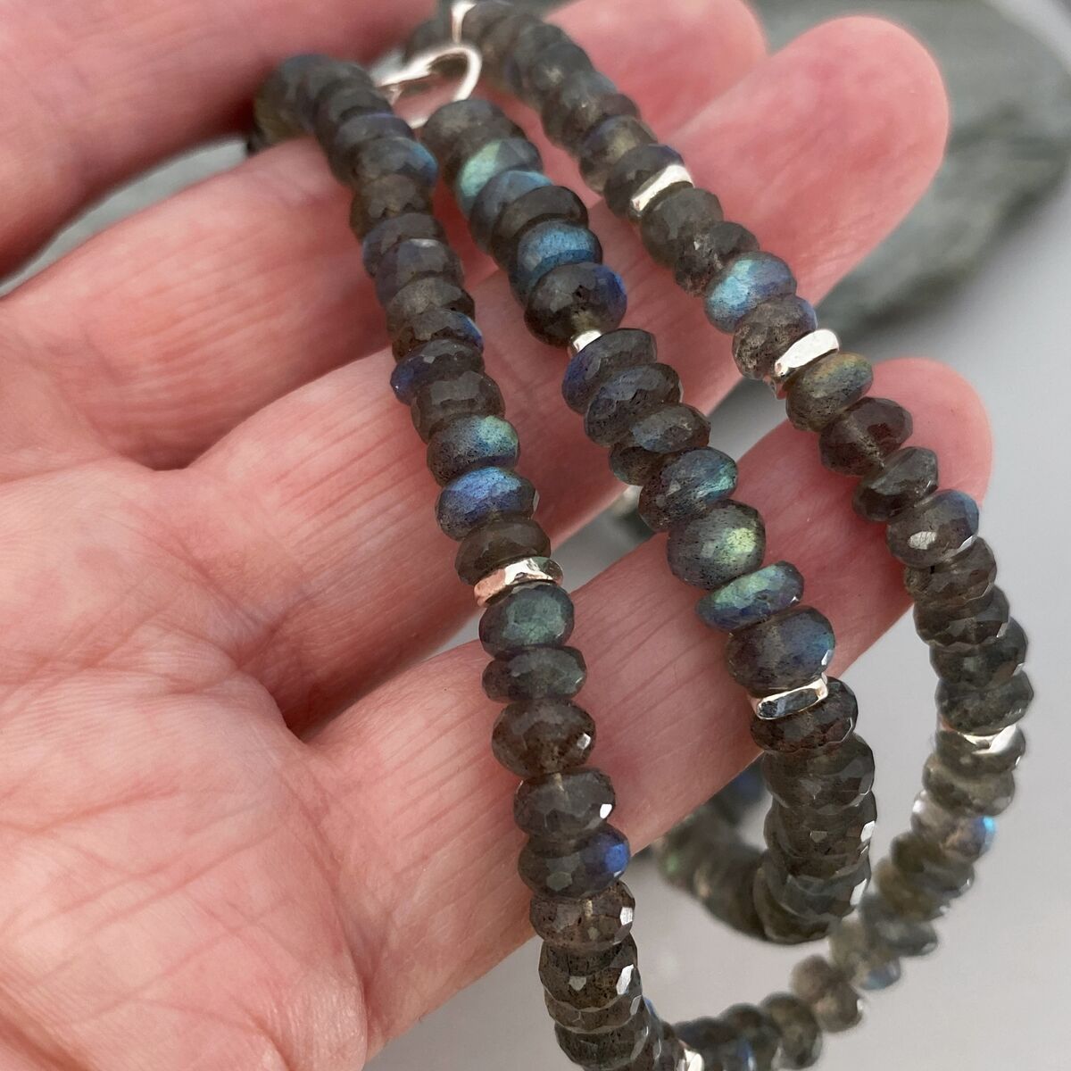 Labradorite necklace  3