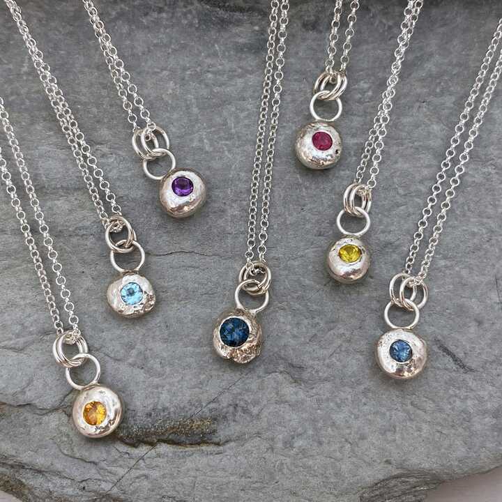 Silver on sale nugget pendant