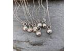 Silver nugget necklace 4