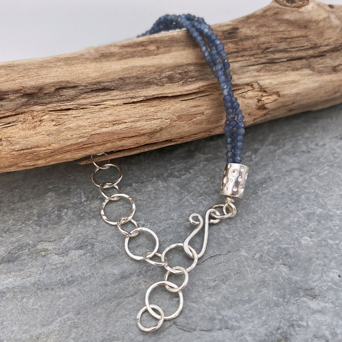 Blue sapphire bracelet 2