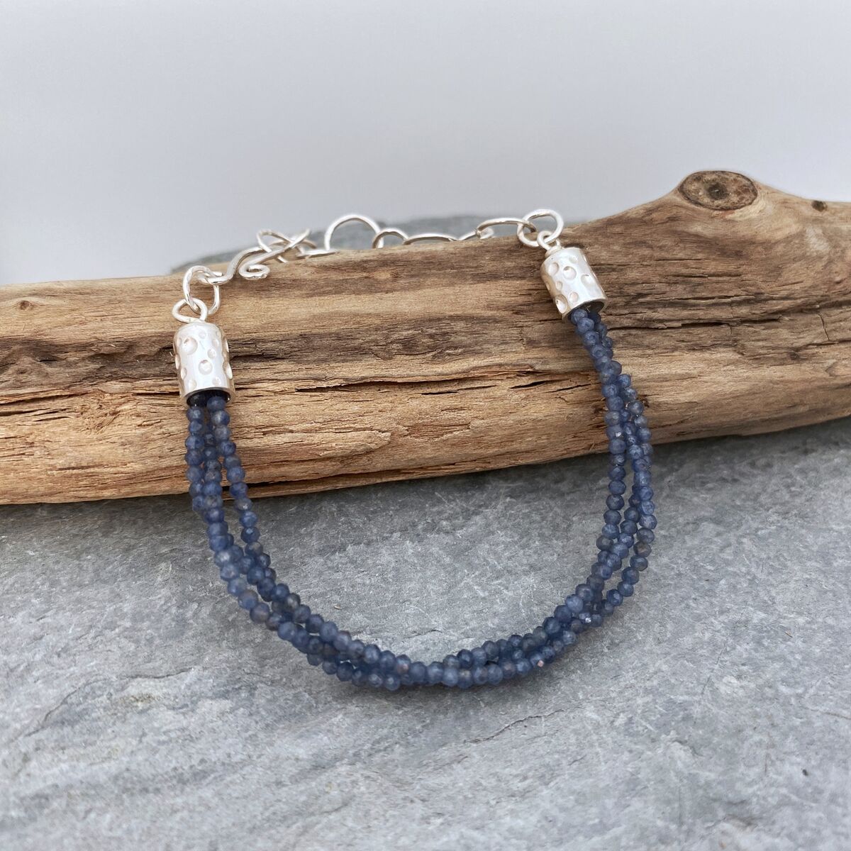 Blue sapphire bracelet