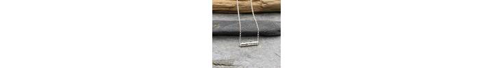 Sliding tube bubbles necklace