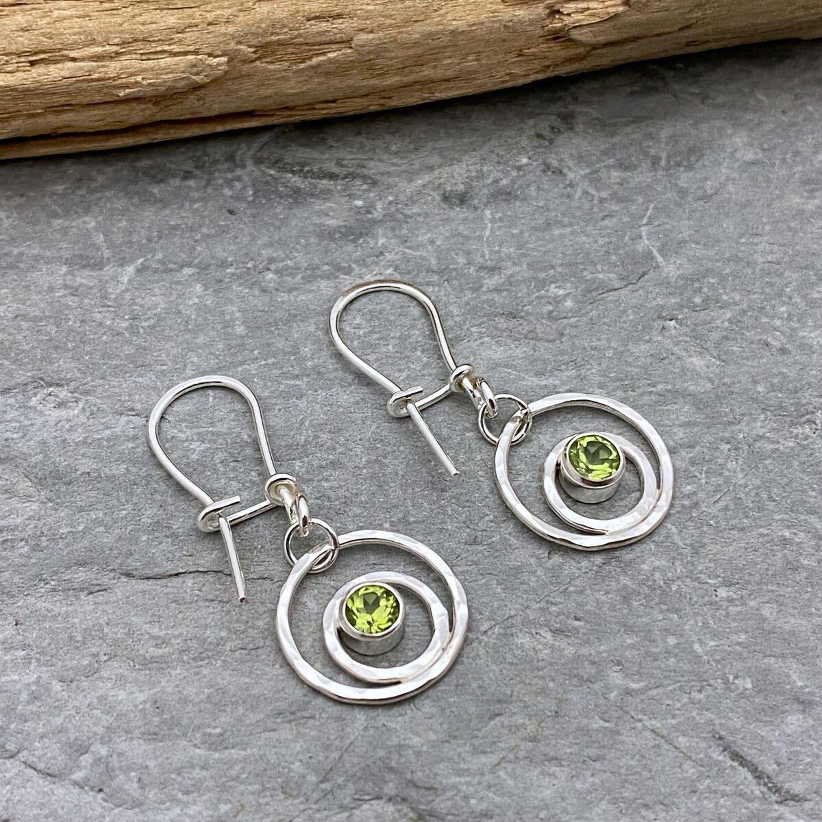 Peridot earrings 2