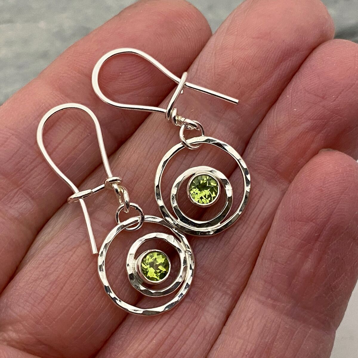 Peridot earrings