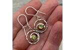 Peridot earrings