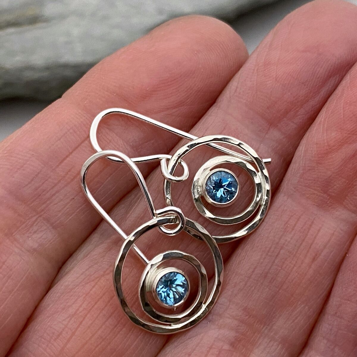 Topaz earrings