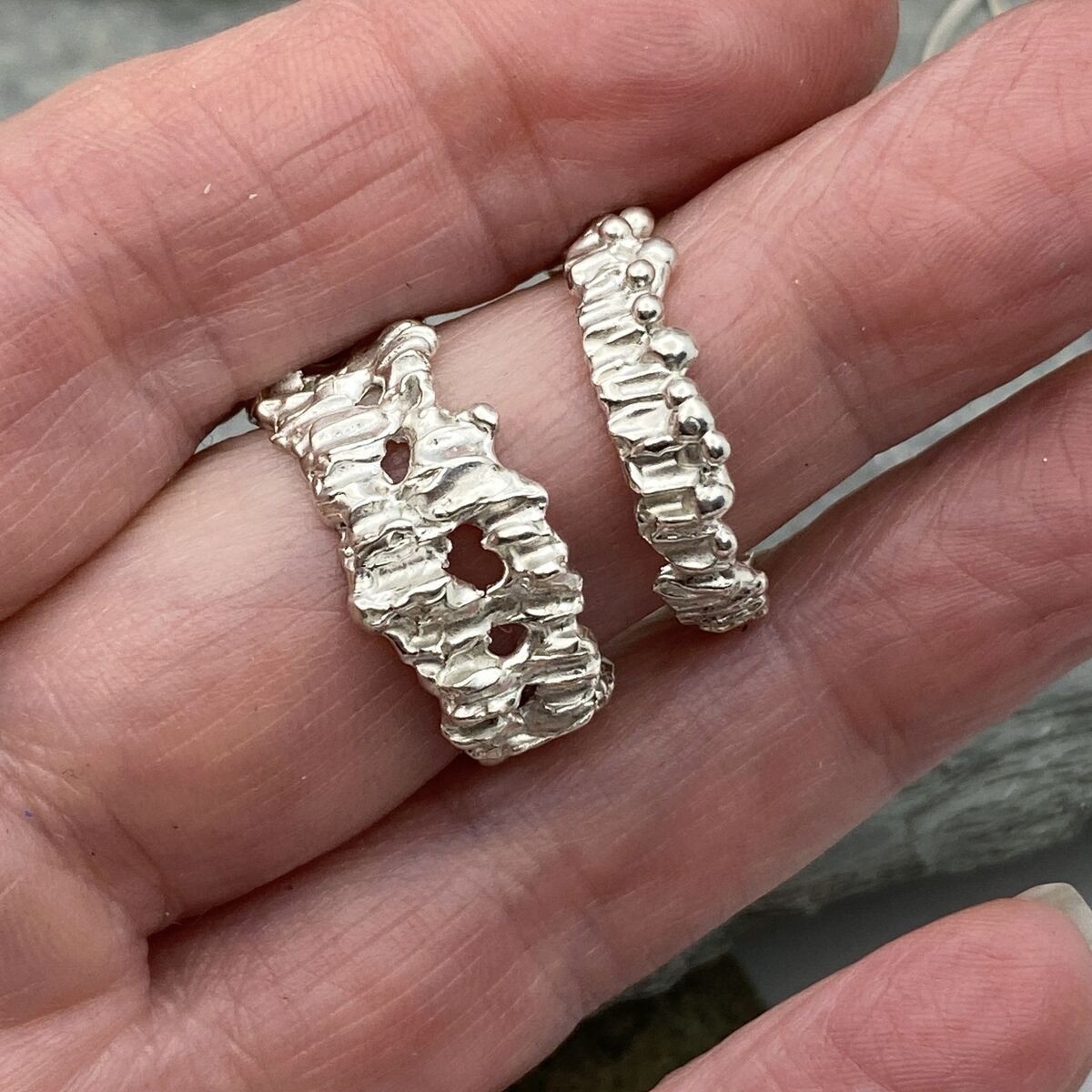 Unusual silver ring Unusual silver ring