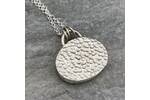 Turquoise and silver pendant. 2