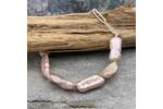 Pink stick pearls bracelet