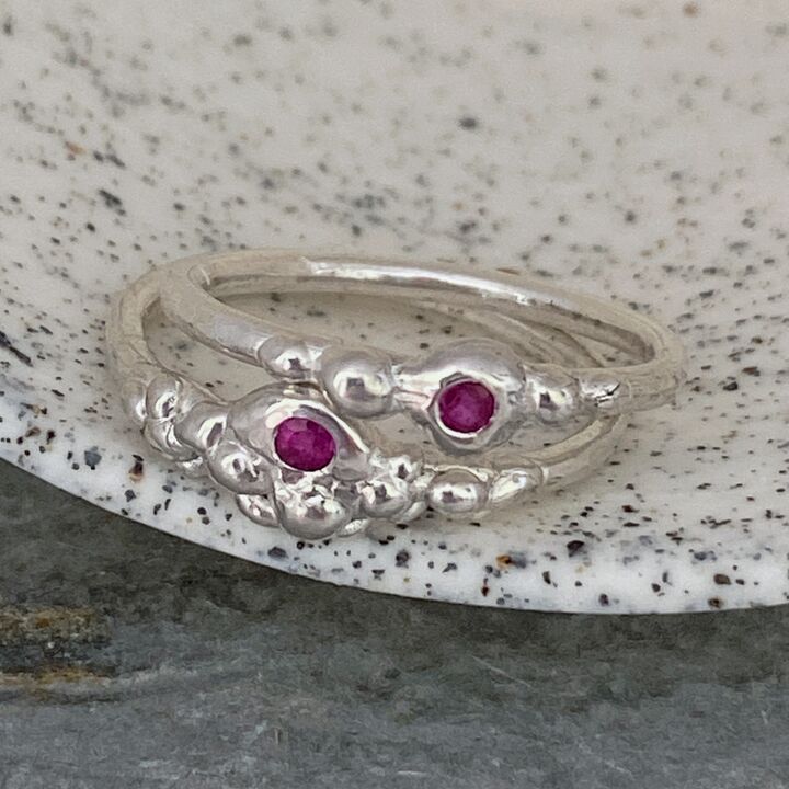 Pink sapphire ring 3