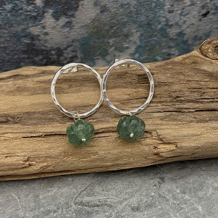 Gree tourmaline earrings 4