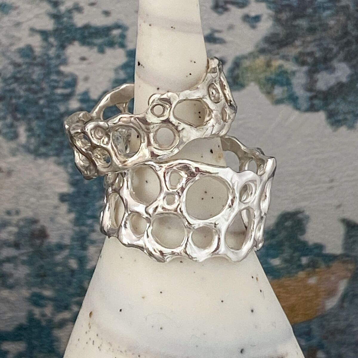 Wide organic oceanic ring band 2
