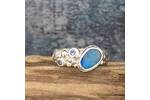 Opal and sapphire ring 4