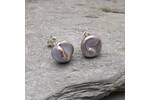 Pearl stud earrings