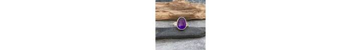Amethyst statement ring