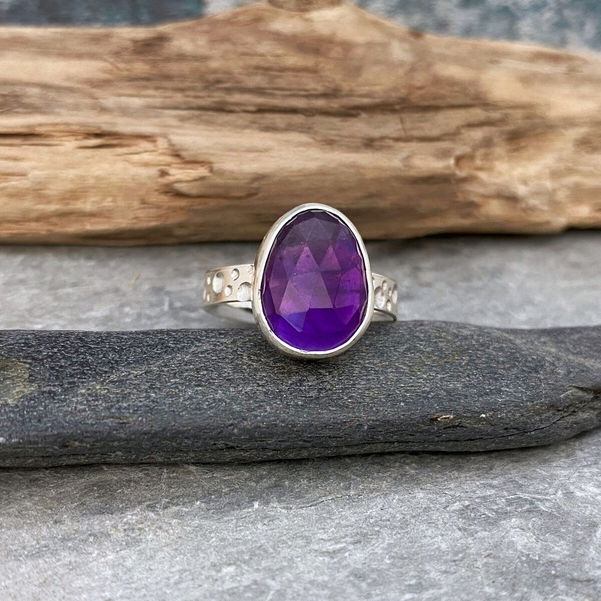 Amethyst statement ring Amethyst statement ring