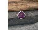 Purple sapphire ring