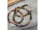 Tourmaline and bubbles bead necklace 2