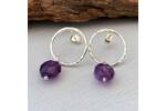 Amethyst earrings