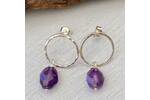 Amethyst earrings 2