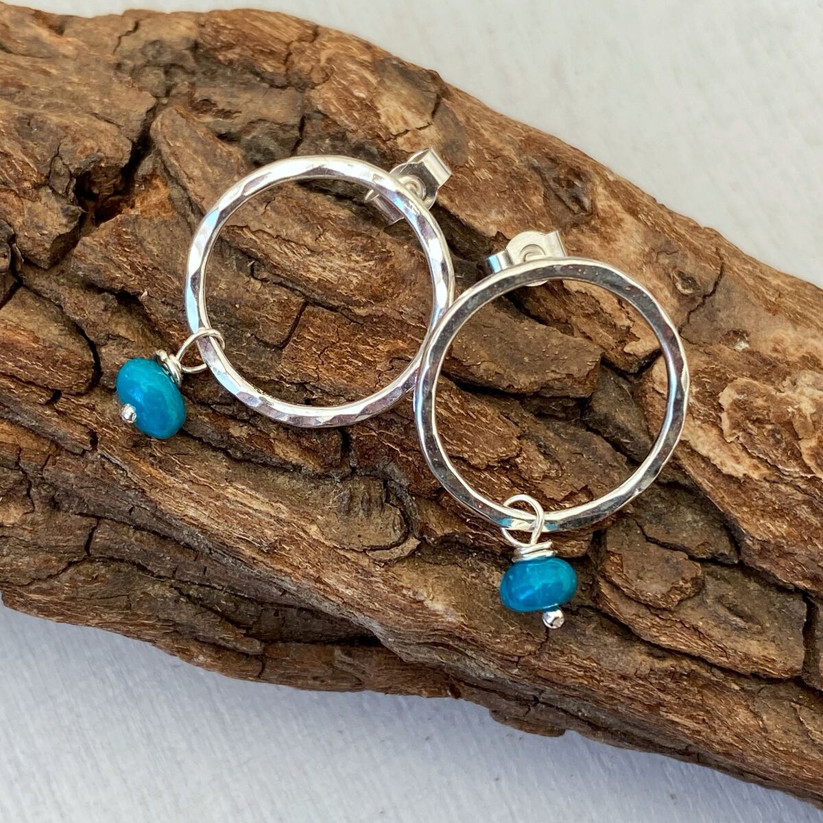 Green Opal earrings 7