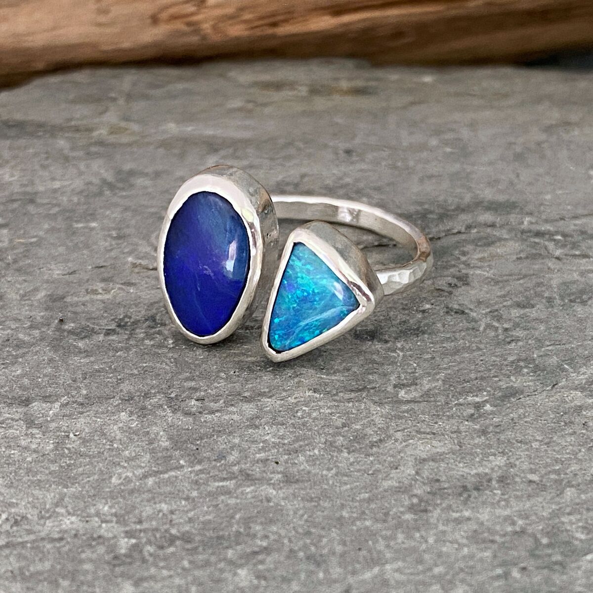 Double Opal ring 5 Double Opal ring 5