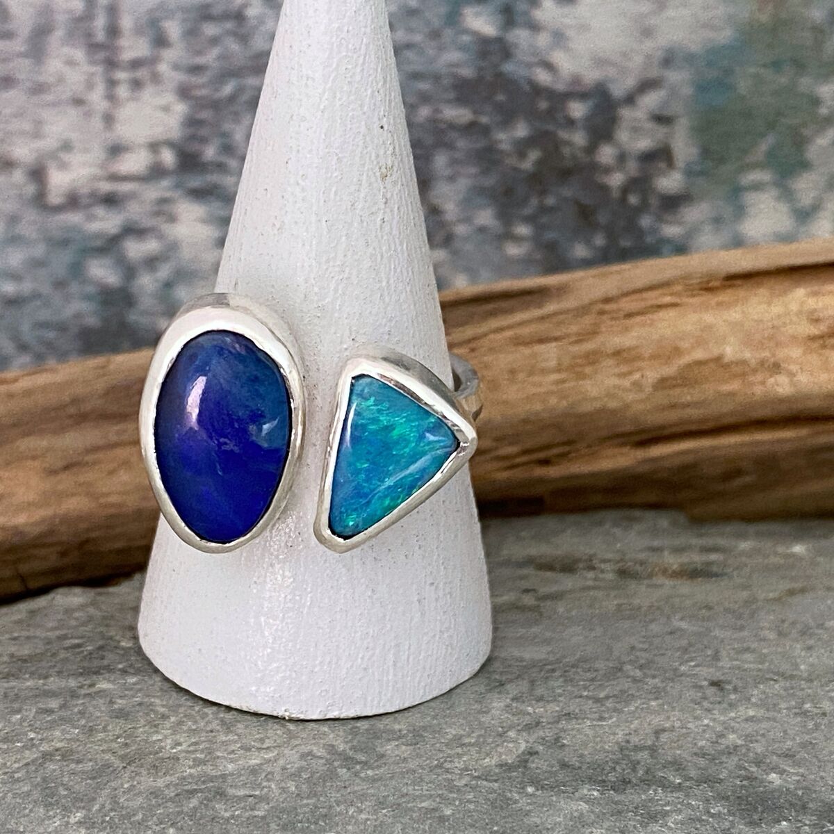 Double Opal ring 4 Double Opal ring 4